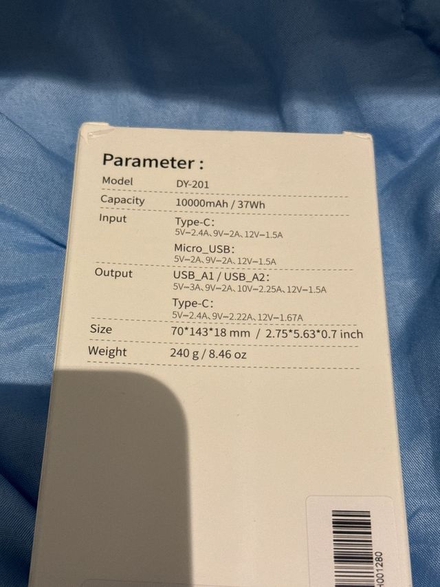 caricatore portatile