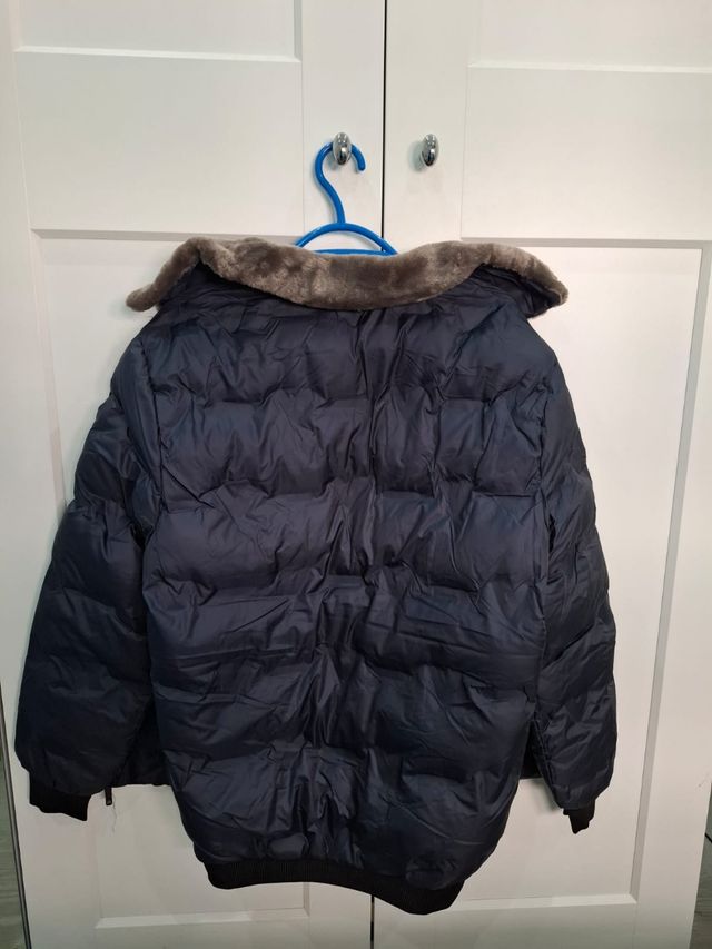 Chaqueta acolchada con cuello, talla L