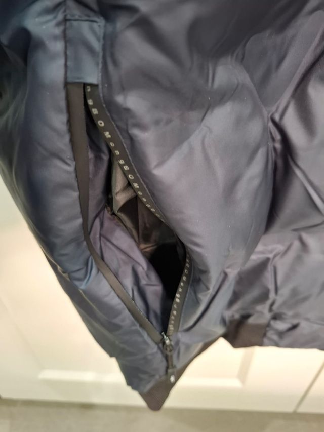 Chaqueta acolchada con cuello, talla L