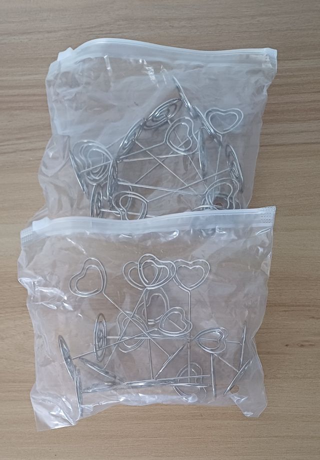 20 piezas. Soportes para tarjetas, fotos...