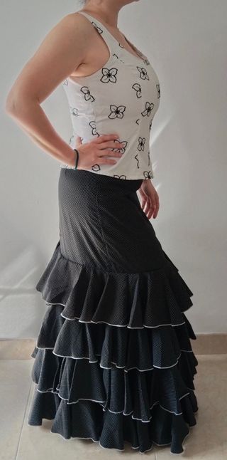 Traje flamenca / falda rociera