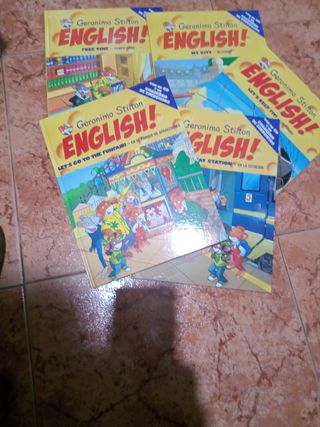 Aprende inglés con Gerónimo Stilton
LOTE 5 LIBROS.