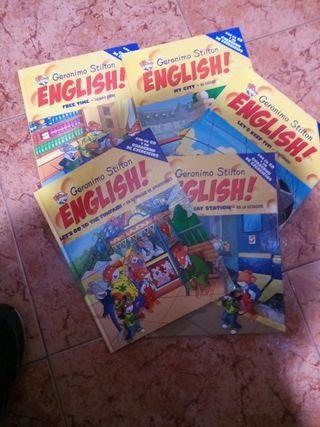 Aprende inglés con Gerónimo Stilton
LOTE 5 LIBROS.