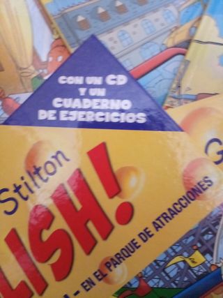 Aprende inglés con Gerónimo Stilton
LOTE 5 LIBROS.