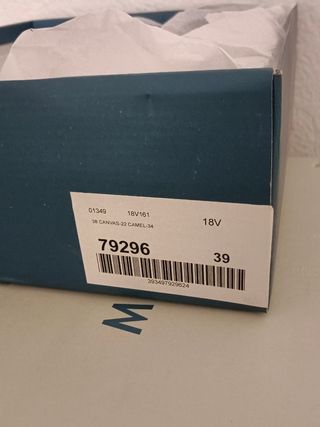 Sandalia plataforma beige 39