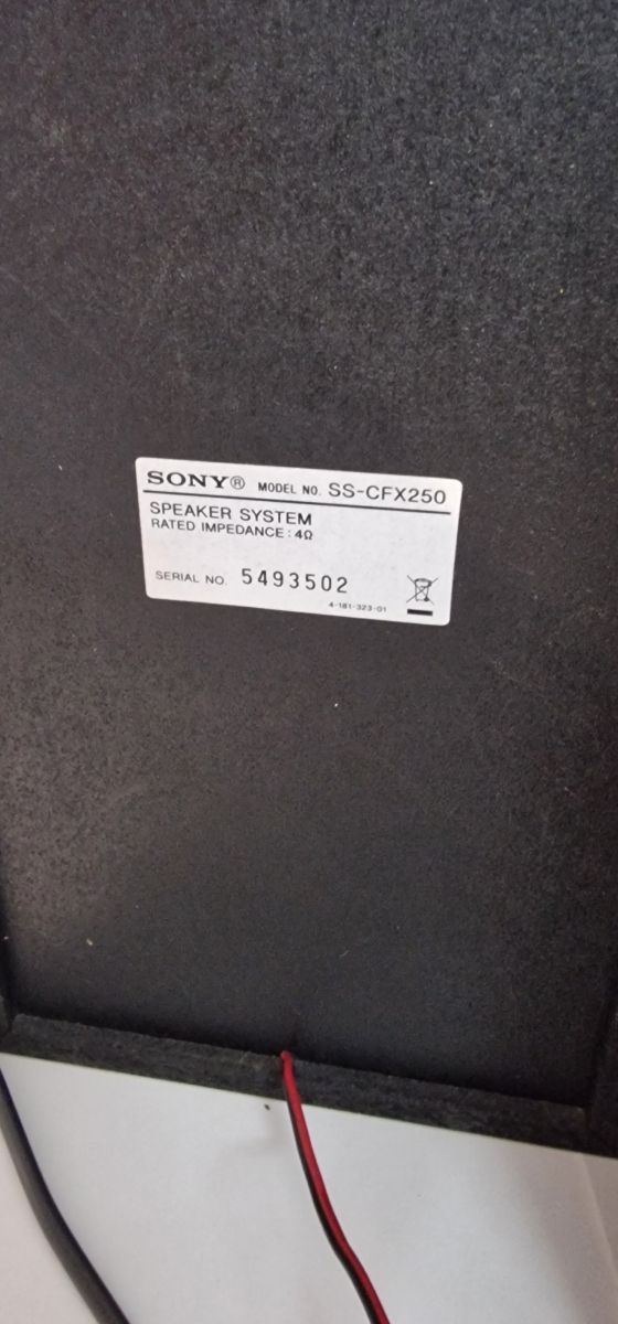 Equipo Sonido SONY