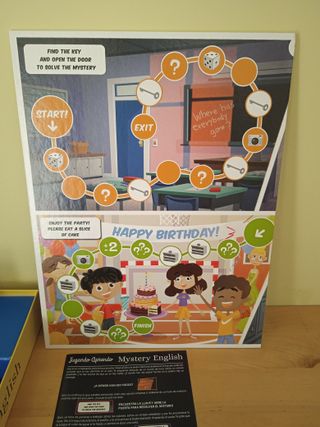 Juego de mesa inglés Mystery English Clementoni