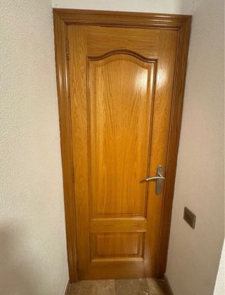Puertas roble plafonadas