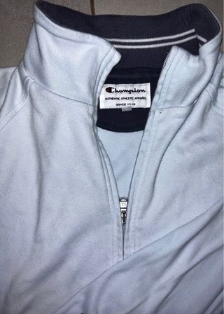 felpa con zip collo alto champion S