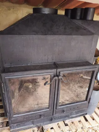 Chimenea con tubos Estufa Calefacción