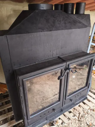 Chimenea con tubos Estufa Calefacción