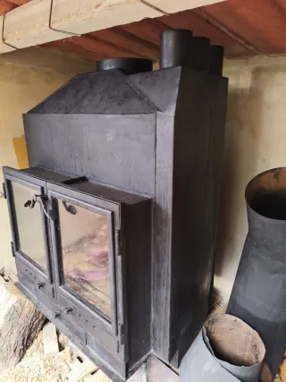 Chimenea con tubos Estufa Calefacción