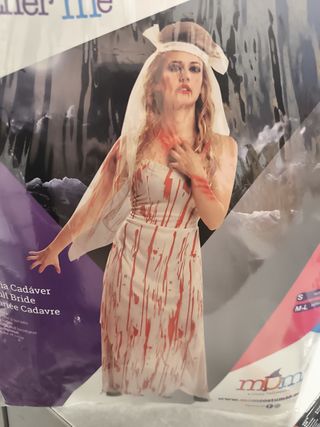 Disfraz Novia amarillenta c Sangre TL