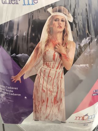 Disfraz Novia amarillenta c Sangre TL
