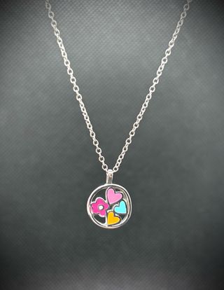 CADENA Y COLGANTE AGATHA PLATA 925