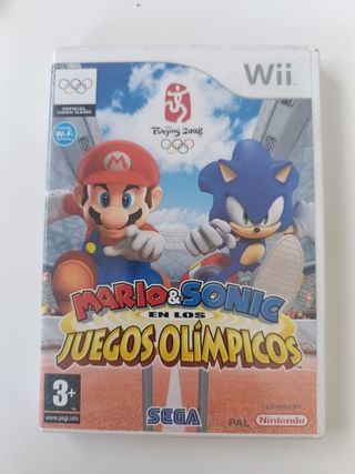Mario Sonic Videojuego Wii