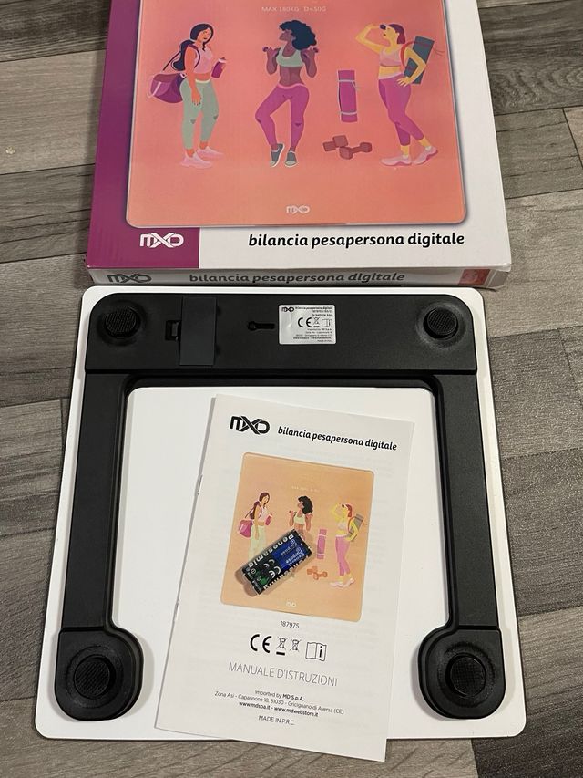 Bilancia pesa persona digitale