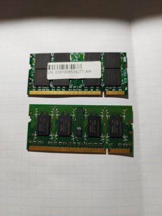 Módulos RAM para portátil 