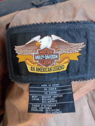 Cazadora Harley Davidson mujer.