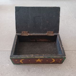 Joyero caja artesanal vintage