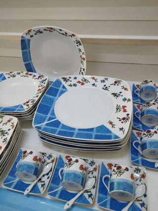 Servizio tavola 37 pezzi in porcellana