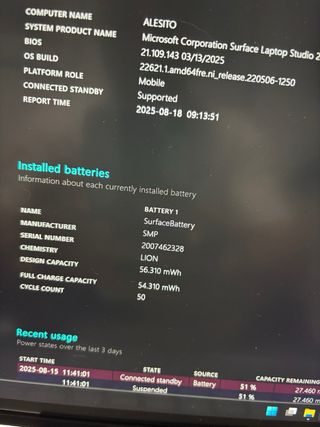 Microsoft Surface Laptop Studio 2, Nvidia RTX 4050