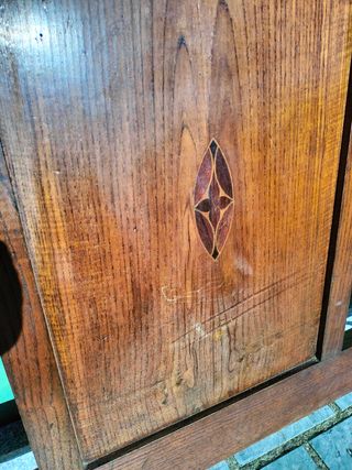 Cabecero de cama antigua