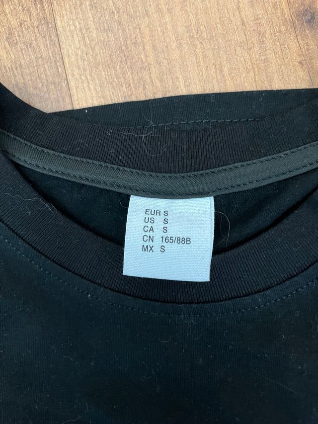 Camiseta negra stussy