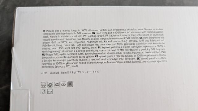 Padella Alessi 28 cm antiaderente 