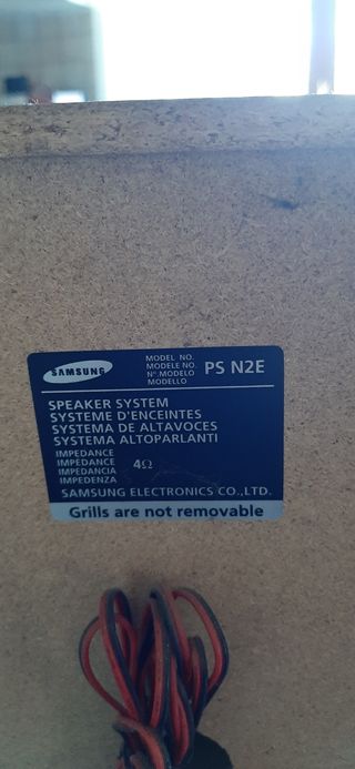 Stereo con altoparlanti  sansung