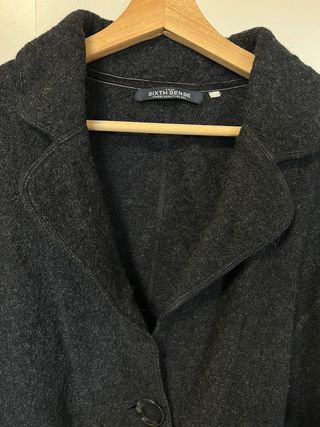 Abrigo de paño oversize 100% lana