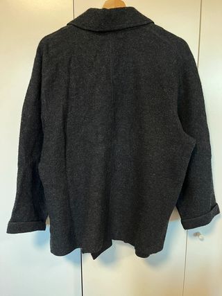 Abrigo de paño oversize 100% lana