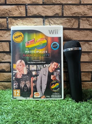 40 Principales Wii + Micrófono Wii