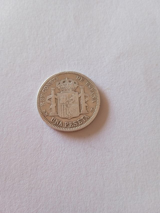 Alfonso XIII 1904-19++peseta de plata 