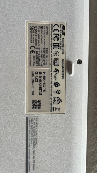 Ordenador portatil Asus