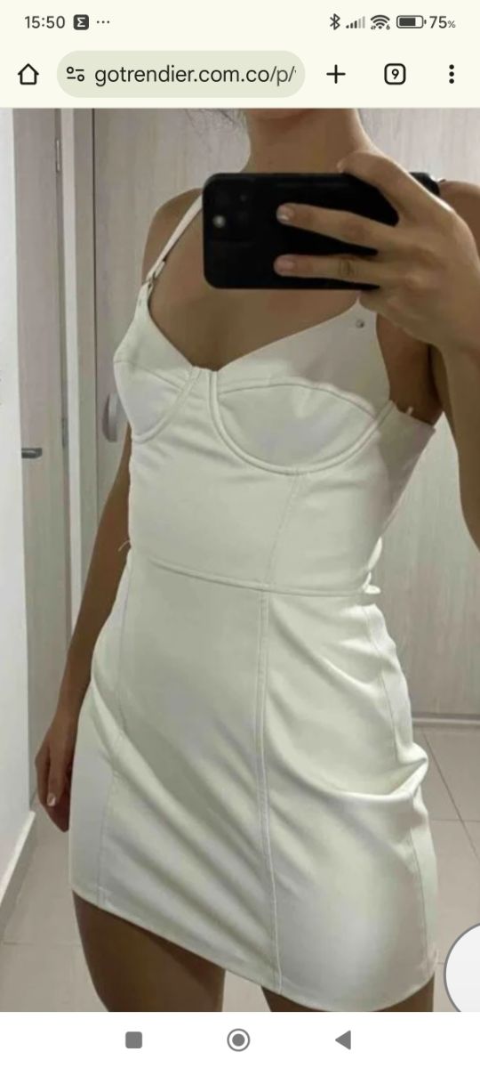 Vestido mini Bershka 