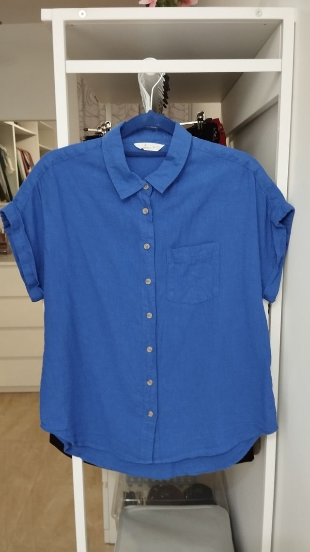 Camisa lino mujer