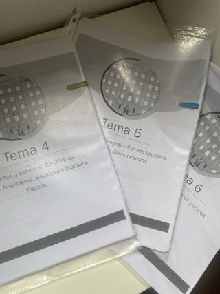 Temario oficial convocatoria correos