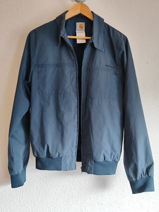Chaqueta Carhartt azul estilo workwear, talla L
