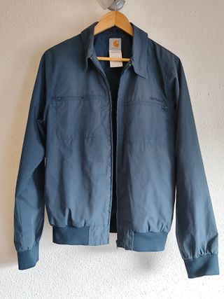 Chaqueta Carhartt azul estilo workwear, talla L