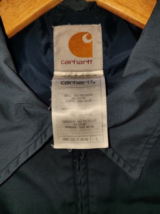 Chaqueta Carhartt azul estilo workwear, talla L