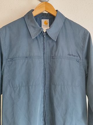 Chaqueta Carhartt azul estilo workwear, talla L