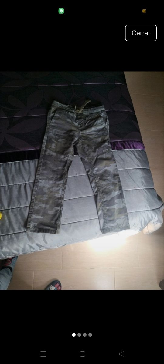 Pantalón militar niño