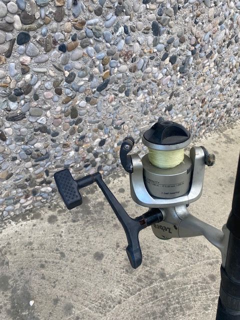 caña de pescar con carrete 1 - pesca deportiva