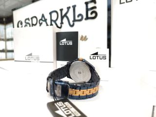 Reloj lotus Bicolor azul rosado