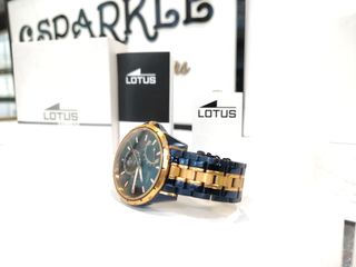 Reloj lotus Bicolor azul rosado