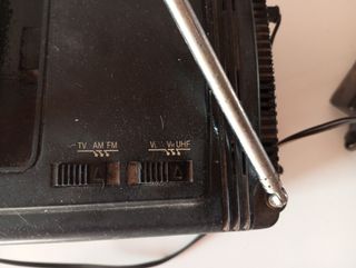 Televisión radio portátil