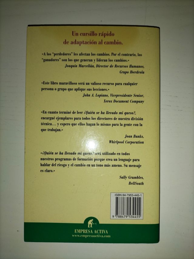 QUIEN SE HA LLEVADO MI QUESO?