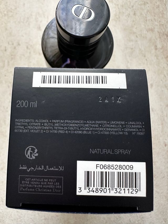 DIOR SAUVAGE EAU DE TOILETTE