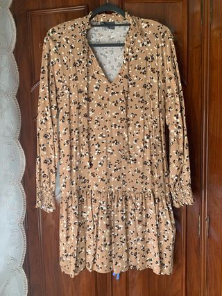 vestido animal print